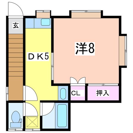 羽深アパートの物件間取画像